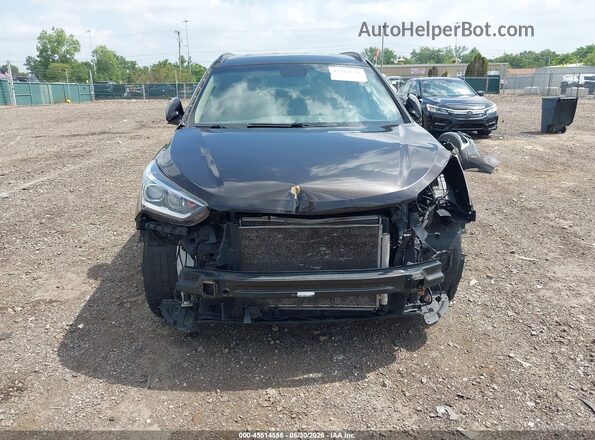 KM8SMDHF8HU199151 2017 HYUNDAI SANTA FE Black Սալոնի հետևի տեսք