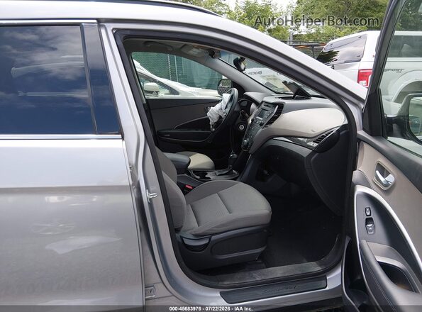 KM8SMDHF9GU144030 2016 HYUNDAI SANTA FE Серебряный Вид салона спереди
