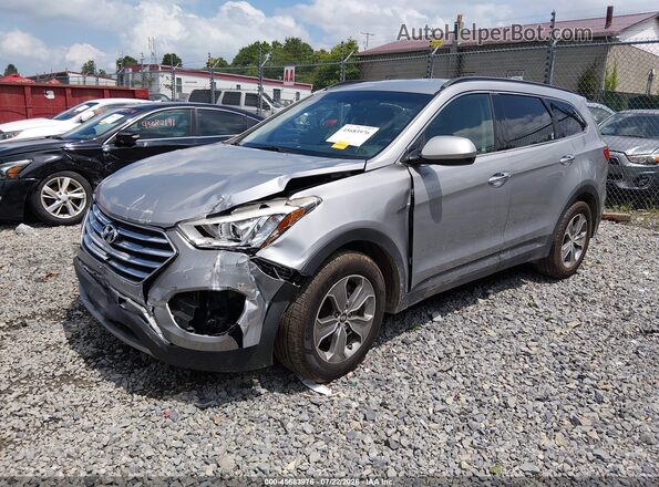 KM8SMDHF9GU144030 2016 HYUNDAI SANTA FE Серебряный Передняя левая четверть