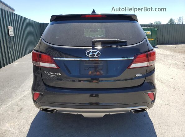 KM8SMDHF9HU207385 2017 HYUNDAI SANTA Black 