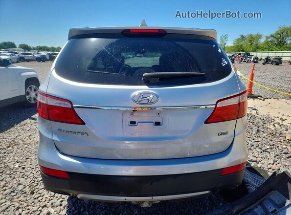 KM8SMDHFXGU151908 2016 HYUNDAI SANTA Silver Вид ззаду