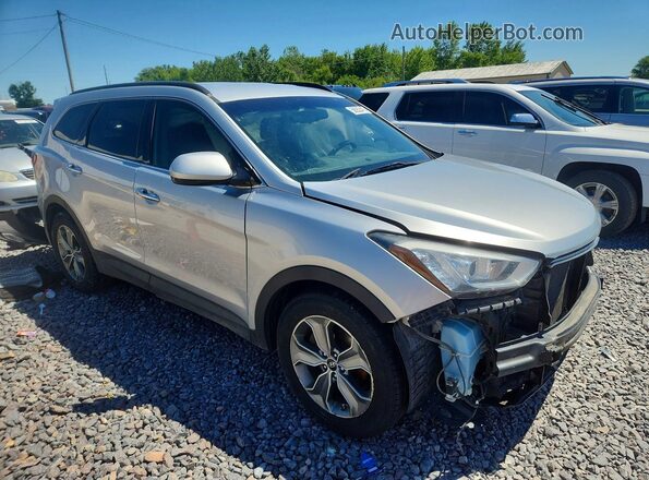 KM8SMDHFXGU151908 2016 HYUNDAI SANTA Silver Передня права чверть