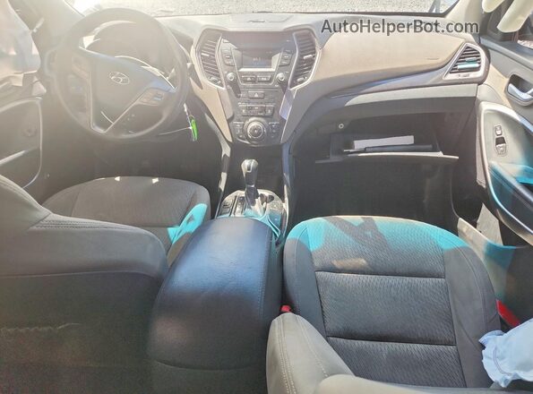 KM8SMDHFXGU151908 2016 HYUNDAI SANTA Silver Вид панелі приладів