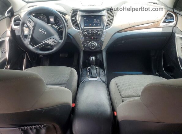 KM8SMDHFXJU263406 2018 HYUNDAI SANTA Silver Dashboard view