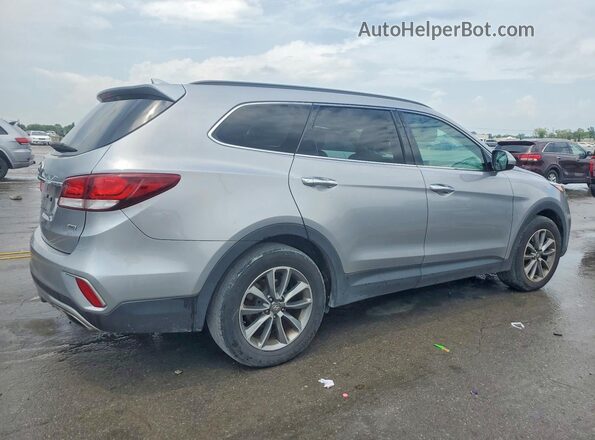 KM8SMDHFXJU263406 2018 HYUNDAI SANTA Silver Rear right