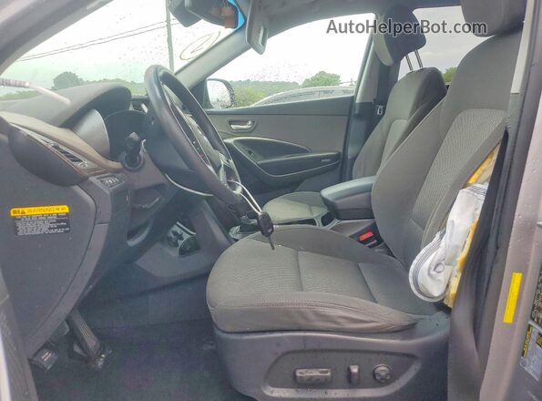 KM8SMDHFXJU263406 2018 HYUNDAI SANTA Silver Front interior view