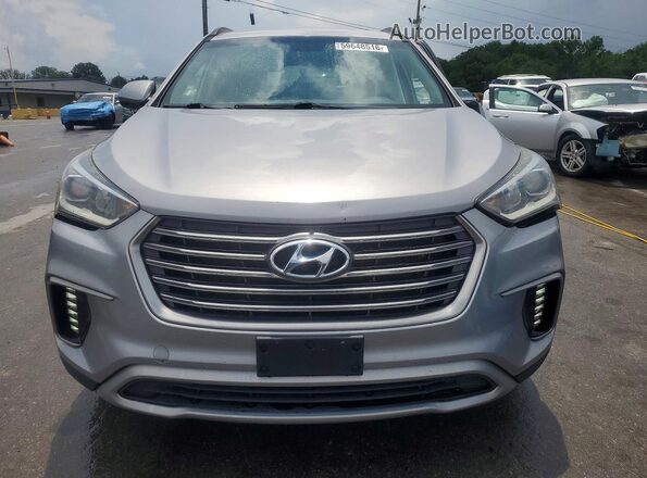 KM8SMDHFXJU263406 2018 HYUNDAI SANTA Silver Front view