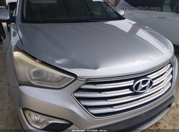 KM8SN4HF0GU140395 2016 HYUNDAI SANTA FE Gray წინა ხედი