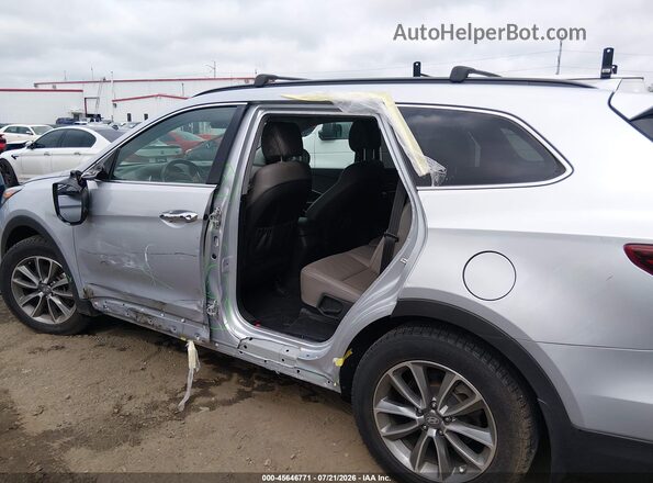 KM8SN4HF1JU287381 2018 HYUNDAI SANTA FE Silver წინა ხედი