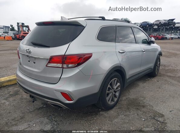 KM8SN4HF2KU298326 2019 HYUNDAI SANTA FE XL Silver Tył prawy