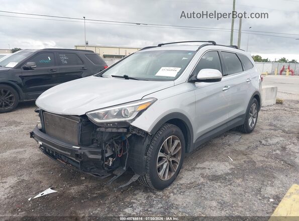 KM8SN4HF2KU298326 2019 HYUNDAI SANTA FE XL Silver Przód lewy