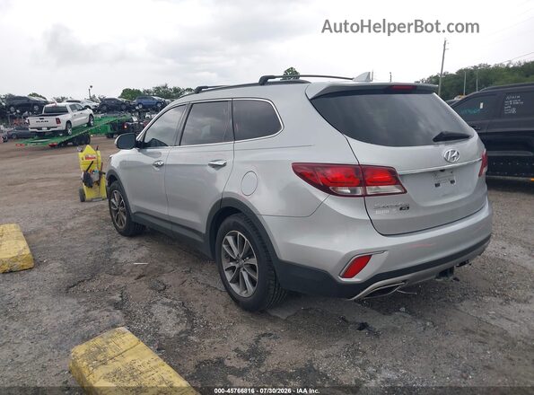 KM8SN4HF2KU298326 2019 HYUNDAI SANTA FE XL Silver Tył lewy