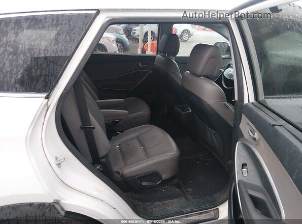 KM8SN4HF6HU181017 2017 HYUNDAI SANTA FE White Вид наклейки з VIN-кодом