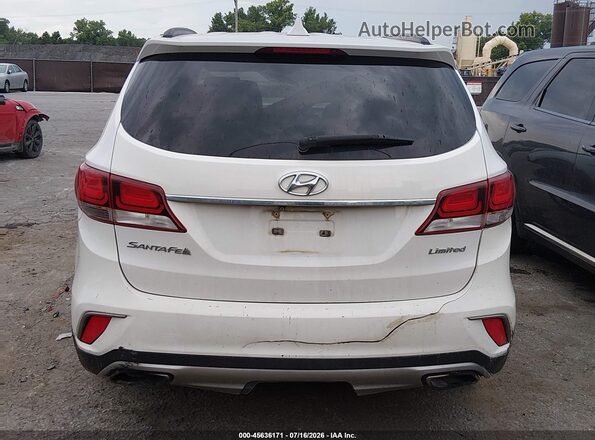 KM8SN4HF6HU181017 2017 HYUNDAI SANTA FE White 