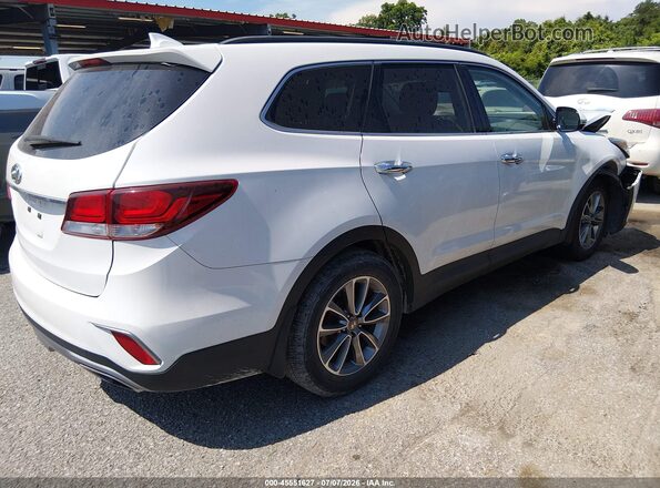 KM8SN4HF7KU298872 2019 HYUNDAI SANTA FE XL White Հետևի աջ