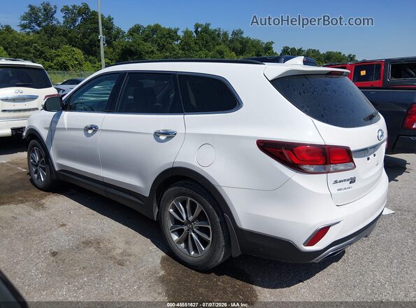 KM8SN4HF7KU298872 2019 HYUNDAI SANTA FE XL White Սալոնի 360 աստիճան տեսք