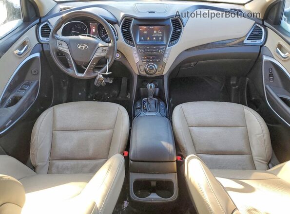 KM8SNDHF0KU304902 2019 HYUNDAI SANTA White Dashboard view