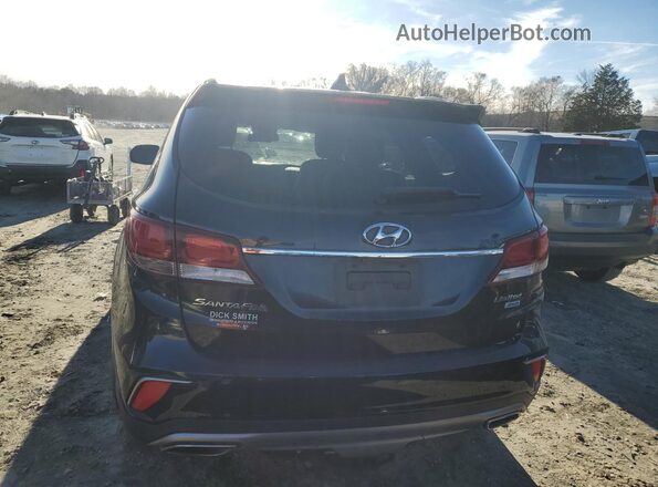 KM8SNDHF1HU250759 2017 HYUNDAI SANTA Black Vista trasera