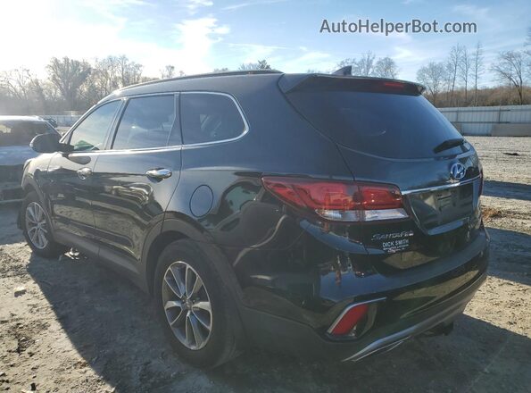 KM8SNDHF1HU250759 2017 HYUNDAI SANTA Black Trasero izquierdo