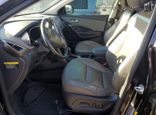 KM8SNDHF1HU250759 2017 HYUNDAI SANTA Black Vista interior delantera