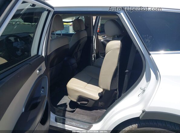 KM8SNDHF2KU306151 2019 HYUNDAI SANTA FE XL White VIN კოდის სტიკერის ხედი