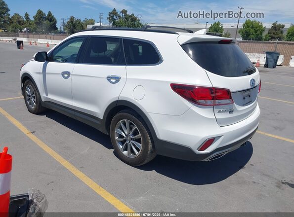 KM8SNDHF2KU306151 2019 HYUNDAI SANTA FE XL White უკანა მარცხენა