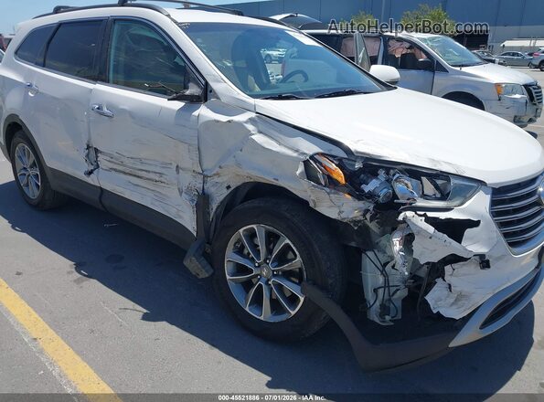 KM8SNDHF2KU306151 2019 HYUNDAI SANTA FE XL White წინა ხედი