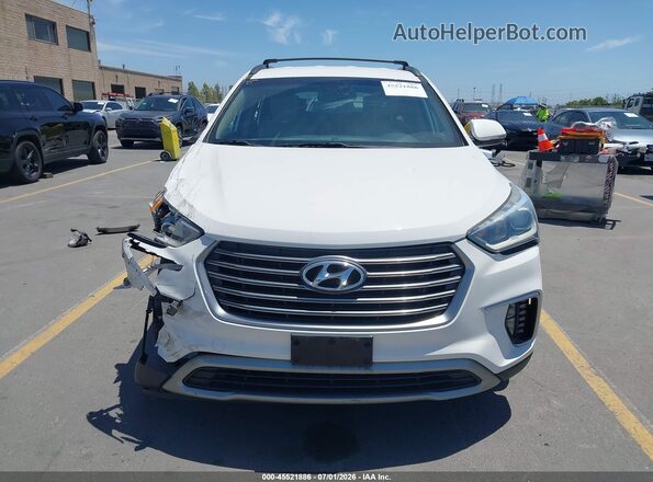 KM8SNDHF2KU306151 2019 HYUNDAI SANTA FE XL White სალონის 360-გრადუსიანი ხედი