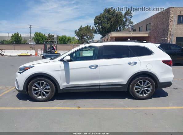 KM8SNDHF2KU306151 2019 HYUNDAI SANTA FE XL White 