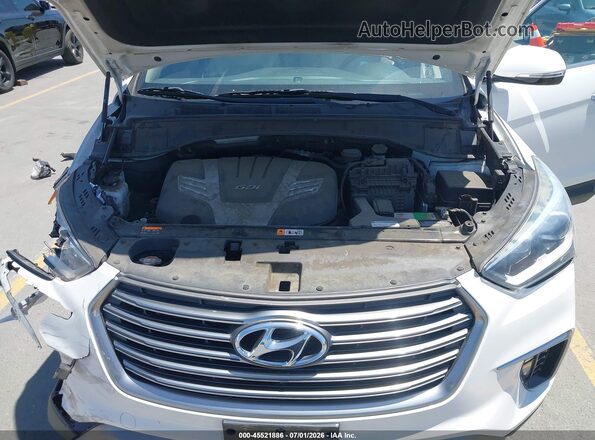 KM8SNDHF2KU306151 2019 HYUNDAI SANTA FE XL White უკანა ხედი