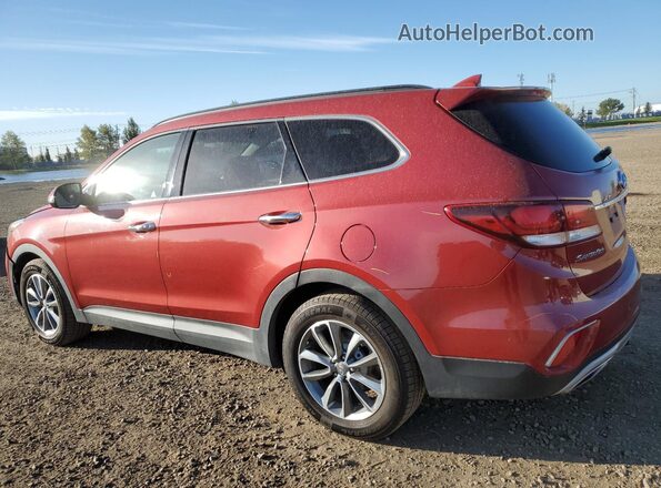 KM8SNDHF4HU179749 2017 HYUNDAI SANTA Red Trasero izquierdo