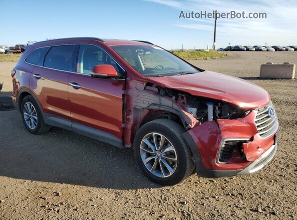 KM8SNDHF4HU179749 2017 HYUNDAI SANTA Red Delantero derecho