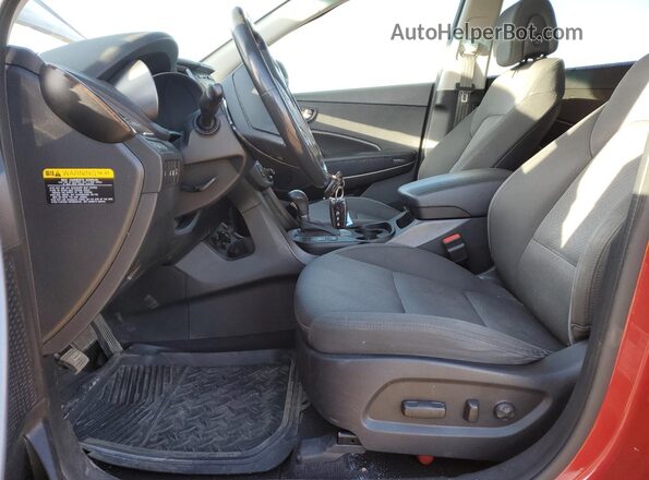 KM8SNDHF4HU179749 2017 HYUNDAI SANTA Red Vista interior delantera