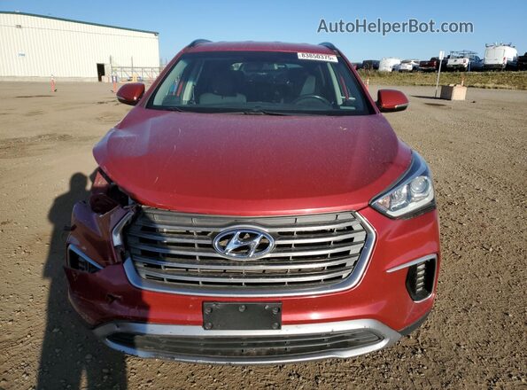 KM8SNDHF4HU179749 2017 HYUNDAI SANTA Red Vista frontal