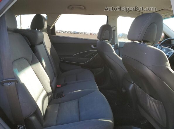 KM8SNDHF4HU179749 2017 HYUNDAI SANTA Red Vista interior trasera