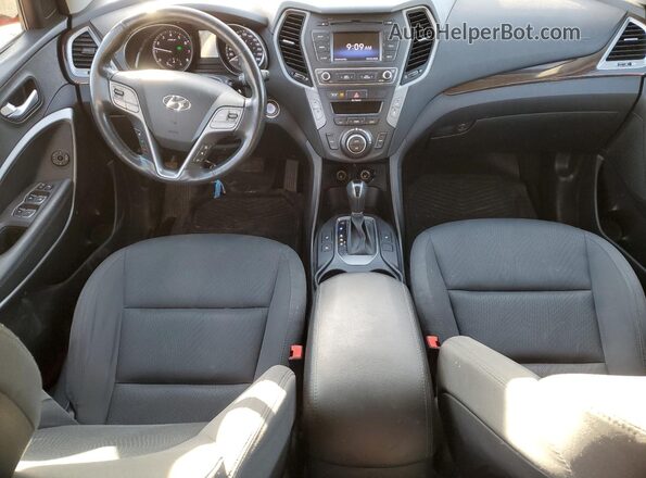 KM8SNDHF4HU179749 2017 HYUNDAI SANTA Red Vista del salpicadero