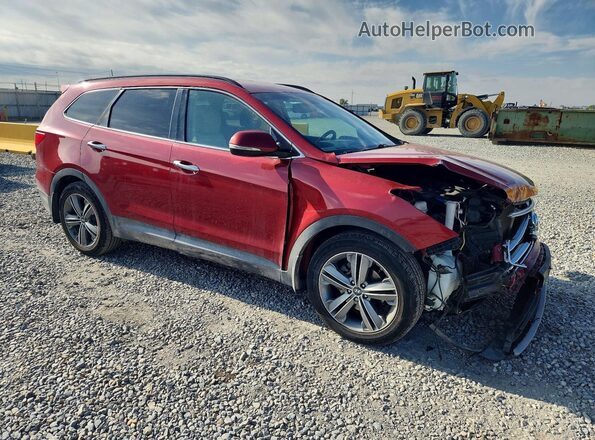 KM8SNDHF5GU149240 2016 HYUNDAI SANTA Red Передня права чверть