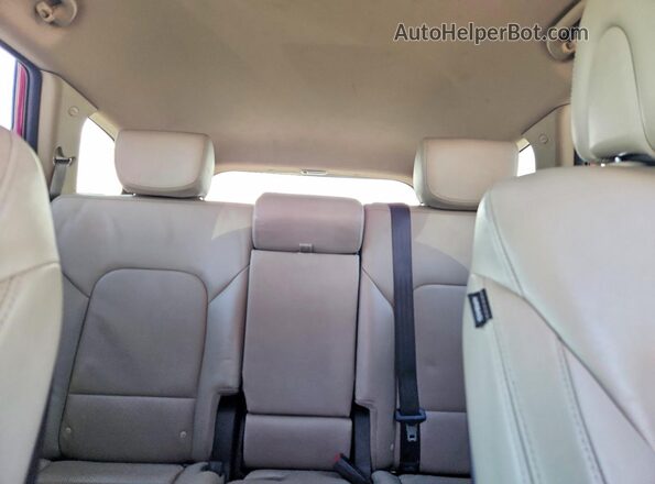 KM8SNDHF5GU149240 2016 HYUNDAI SANTA Red Вид задніх сидінь