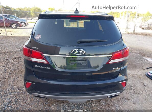 KM8SNDHF6HU190445 2017 HYUNDAI SANTA FE Черный 