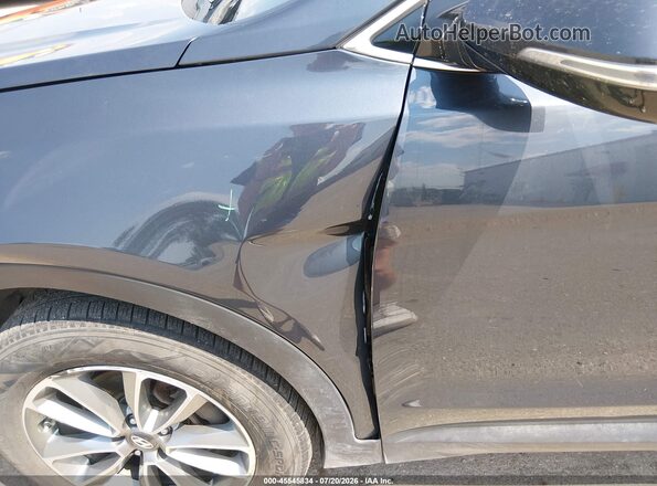 KM8SNDHF8HU232629 2017 HYUNDAI SANTA FE Black 