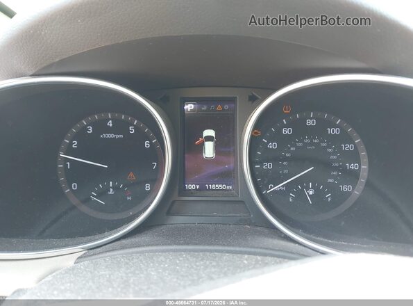 KM8SNDHF8HU252007 2017 HYUNDAI SANTA FE Red Vista de los asientos traseros