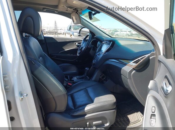 KM8SR4HF0GU164555 2016 HYUNDAI SANTA FE White წინა სალონის ხედი