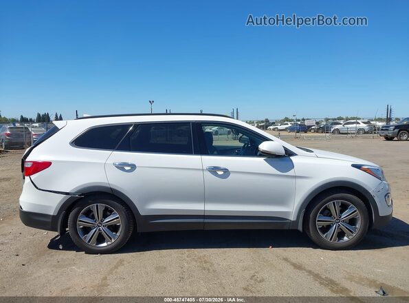 KM8SR4HF0GU164555 2016 HYUNDAI SANTA FE White უკანა სალონის ხედი