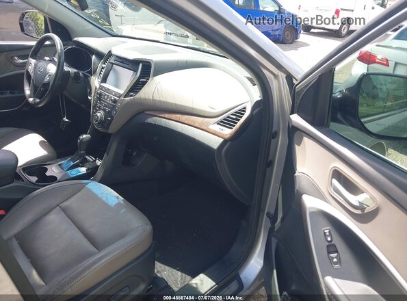 KM8SR4HF1HU201243 2017 HYUNDAI SANTA FE Silver Սալոնի դիմացի տեսք