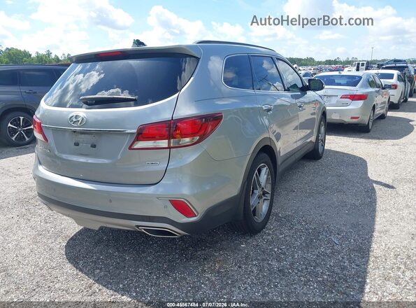 KM8SR4HF1HU201243 2017 HYUNDAI SANTA FE Silver Հետևի աջ