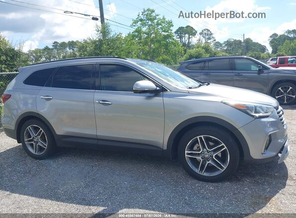 KM8SR4HF1HU201243 2017 HYUNDAI SANTA FE Silver Սալոնի հետևի տեսք