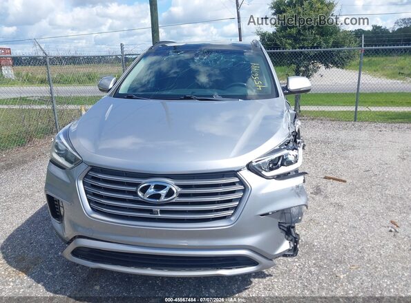 KM8SR4HF1HU201243 2017 HYUNDAI SANTA FE Silver Սարքավորումների վահանակի տեսք
