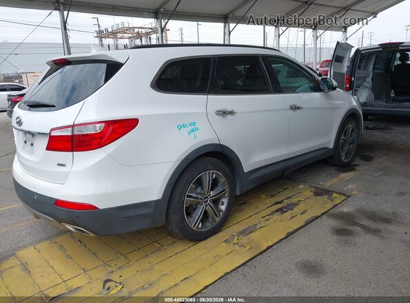 KM8SR4HF2GU164024 2016 HYUNDAI SANTA FE White უკანა მარჯვენა
