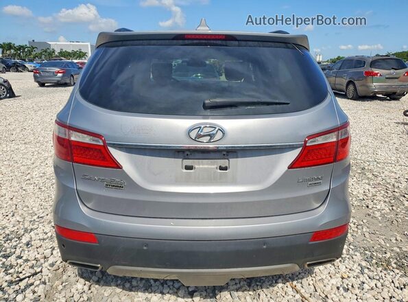 KM8SR4HF4GU140503 2016 HYUNDAI SANTA Серебряный Вид сзади
