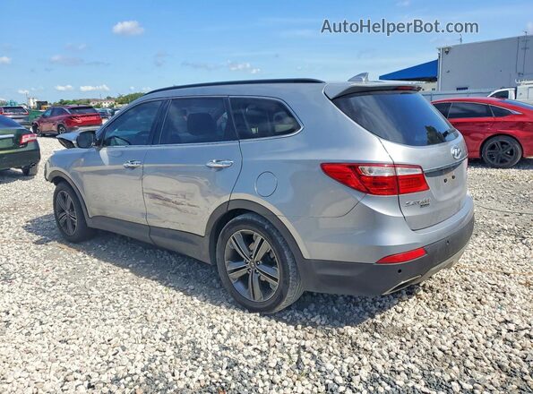 KM8SR4HF4GU140503 2016 HYUNDAI SANTA Серебряный Задняя левая четверть